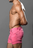 Andrew Christian Skinny Stretch Jean Shorts (6797)