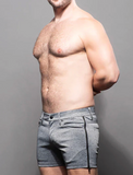 Andrew Christian Skinny Stretch Zipper Shorts (6799)