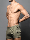Andrew Christian Skinny Stretch Cargo Shorts (6801)