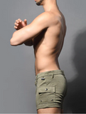 Andrew Christian Skinny Stretch Cargo Shorts (6801)