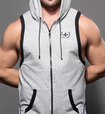 Andrew Christian Baller Sleeveless Hoodie (2980)