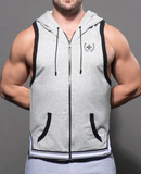 Andrew Christian Baller Sleeveless Hoodie (2980)