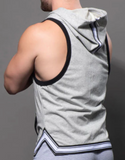 Andrew Christian Baller Sleeveless Hoodie (2980)