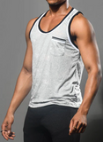 Andrew Christian Energy Burnout Pocket Tank (2975)