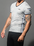 Andrew Christian Energy Burnout Sleeve Pocket Tee (10414)