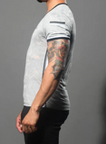 Andrew Christian Energy Burnout Sleeve Pocket Tee (10414)