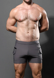 Andrew Christian Stretch Rib Cargo Training Shorts (6833)