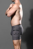 Andrew Christian Stretch Rib Cargo Training Shorts (6833)