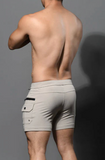 Andrew Christian Stretch Rib Cargo Training Shorts (6833)
