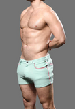 Andrew Christian Skinny Stretch Jean Shorts (6837)