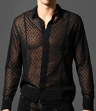 Andrew Christian Naked Truth Capsule See-Through Midnight Shirt (10437)
