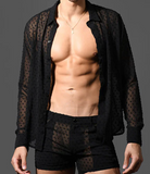 Andrew Christian Naked Truth Capsule See-Through Midnight Shirt (10437)