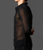 Andrew Christian Naked Truth Capsule See-Through Midnight Shirt (10437)