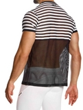 Modus Vivendi Striped Through T-Shirt (01441)