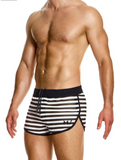 Modus Vivendi Striped Through Jogging Cut Shorts (01461)