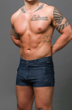 Andrew Christian Skinny Stretch Cargo Shorts (3" Inseam) (6880)