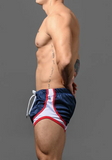 Andrew Christian Sports Mesh Jogger Shorts (3" Inseam) (6879)