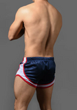 Andrew Christian Sports Mesh Jogger Shorts (3" Inseam) (6879)