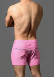 Andrew Christian Hamptons Capsule Seersucker Shorts (3" Inseam) (6873)