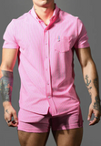 Andrew Christian Hamptons Capsule Seersucker Shirt (10441)