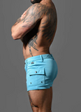 Andrew Christian Skinny Stretch Jean Shorts (3" Inseam) (6890)