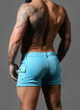 Andrew Christian Skinny Stretch Jean Shorts (3" Inseam) (6890)