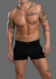 Andrew Christian Skinny Stretch Jean Shorts (3" Inseam) (6890)