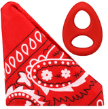 Rock Solid - The Code - Silicone Cock-Ring with Bandanna