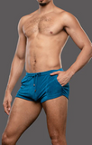 Andrew Christian Sensual Rib Resort Shorts (2" Inseam) (6911)