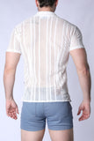 Timoteo Sicily Crochet Mesh Shirt (TMS253)