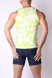 Timoteo Sport-Fit Camo Cloud Tank Top (TMS212)