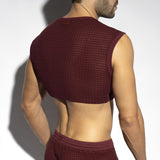 ES Collection Checkmate Midriff Crop Top (TS342)