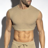 ES Collection Checkmate Midriff Crop Top (TS342)