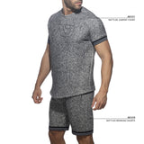 Addicted Mottled Jumper T-Shirt (AD1211)