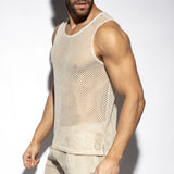 ES Collection Raw Crochet Tank Top (TS352)