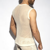 ES Collection Raw Crochet V-Neck Tank Top (TS350)