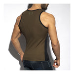 ES Collection Recycled Rib Bi-Colour Tank Top (TS323)