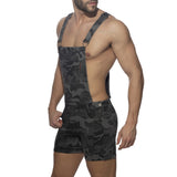 Addicted Removable Zipped Camo Jean Overalls (AD1161)
