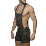 Addicted Removable Zipped Camo Jean Overalls (AD1161)