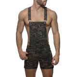 Addicted Removable Zipped Camo Jean Overalls (AD1161)