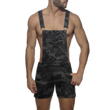 Addicted Removable Zipped Camo Jean Overalls (AD1161)