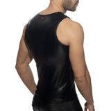 Addicted Rub Shoulder Zip Tank Top (ADF215)