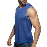 Addicted Slam Sleeveless V-Neck T-Shirt (AD1281)