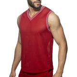 Addicted Slam Sleeveless V-Neck T-Shirt (AD1281)