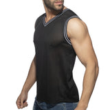 Addicted Slam Sleeveless V-Neck T-Shirt (AD1281)