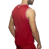 Addicted Slam Sleeveless V-Neck T-Shirt (AD1281)