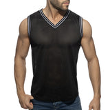 Addicted Slam Sleeveless V-Neck T-Shirt (AD1281)