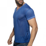 Addicted Slam V-Neck T-Shirt (AD1280)