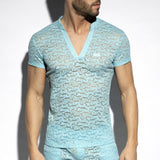 ES Collection Spider V-Neck Polo Shirt (TS320)