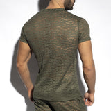 ES Collection Spider V-Neck Polo Shirt (TS320)